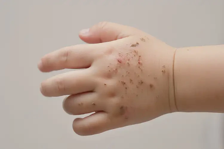 孩子手上經(jīng)常起濕疹不管它會自己好嗎(圖4)