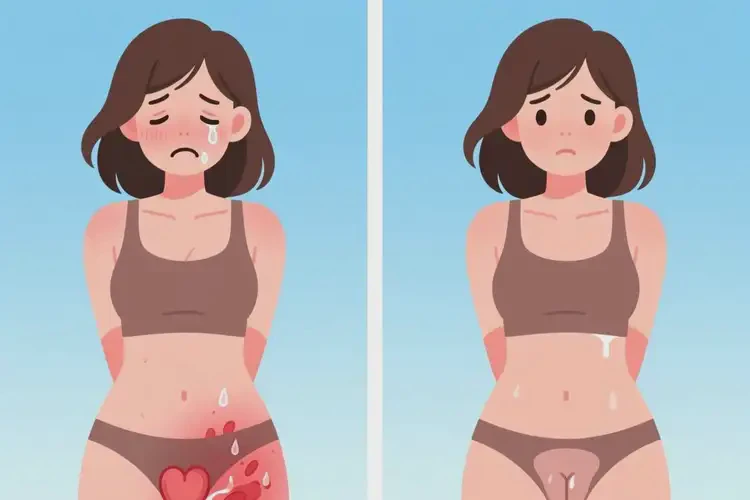 女人肛周出現(xiàn)濕疹不管它會自己痊愈嗎(圖1)