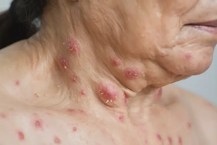 產(chǎn)婦脖子上出濕疹不管它會(huì)自己自愈嗎(圖3)