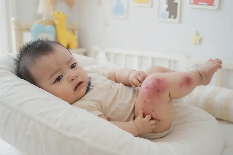 小兒大腿上經(jīng)常長(zhǎng)濕疹不管它會(huì)自己痊愈嗎(圖4)