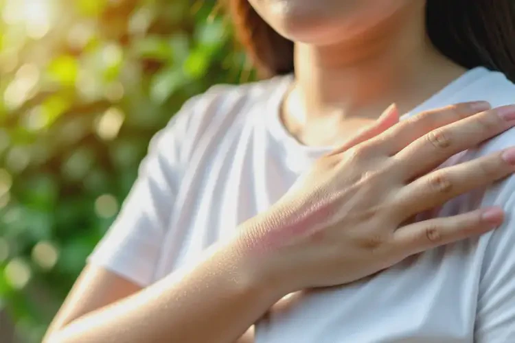 女生手臂上经常长湿疹能靠自己自愈吗(图1)