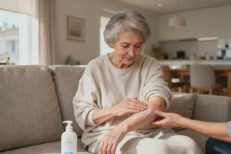 老人全身容易长湿疹不管它会自己好吗(图1)