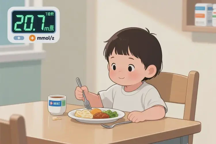 小孩餐后血糖20點7是糖尿病嗎(圖3)