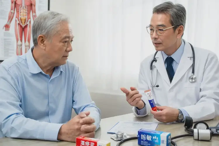 老年人臉上有濕疹不管它會自己自愈嗎(圖2)