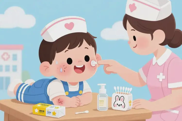 小孩脸上经常长湿疹不管它会自己好吗(图1)