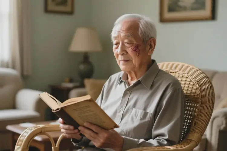 老年人面部出現(xiàn)濕疹可以徹底自愈嗎(圖2)