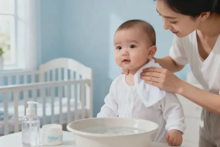 嬰兒脖子上出濕疹能夠徹底治愈嗎(圖2)