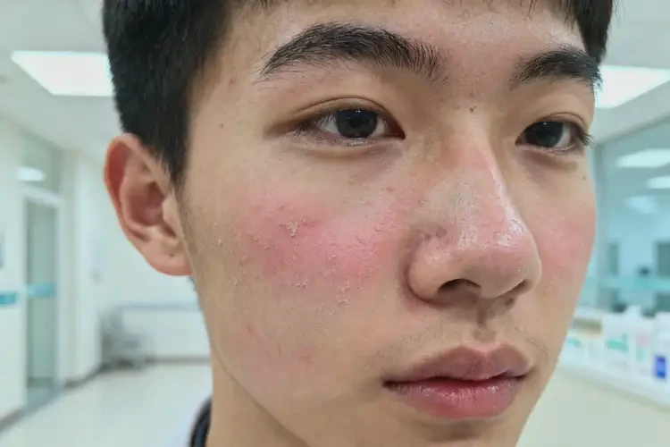 青年人面部有濕疹可不可以徹底自愈(圖4)