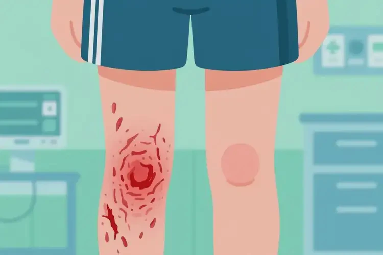 中学生大腿容易长湿疹不管它会自己自愈吗(图3)