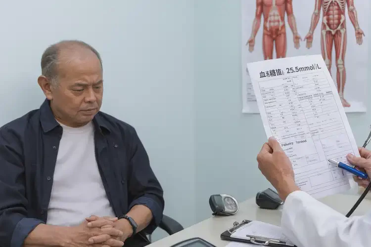 中年人晚上血糖25(圖1)