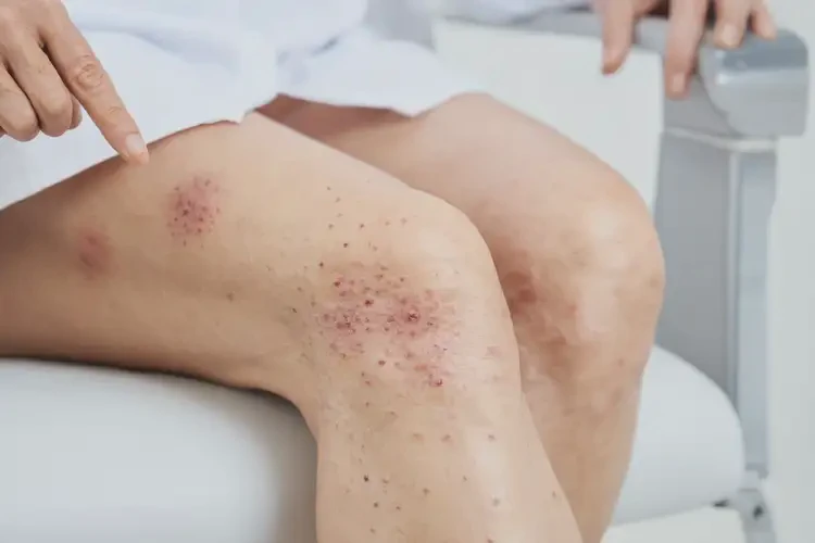 女性大腿上出濕疹不管它會自己好嗎(圖4)