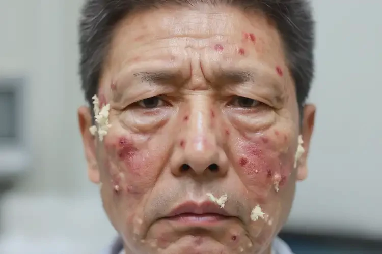 女人臉上出濕疹不管它會(huì)自己自愈嗎(圖4)