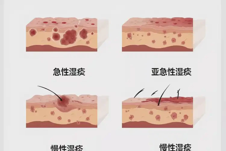 中學生小腿長濕疹不管它會自己自愈嗎(圖3)
