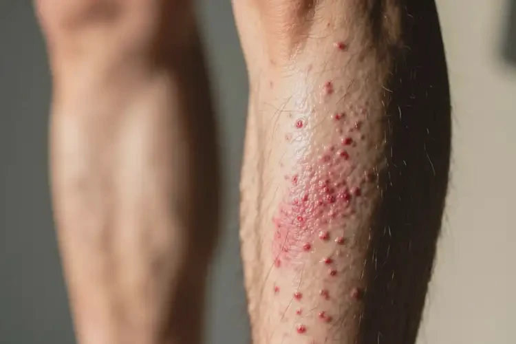 男性小腿起濕疹可以徹底自愈嗎(圖4)