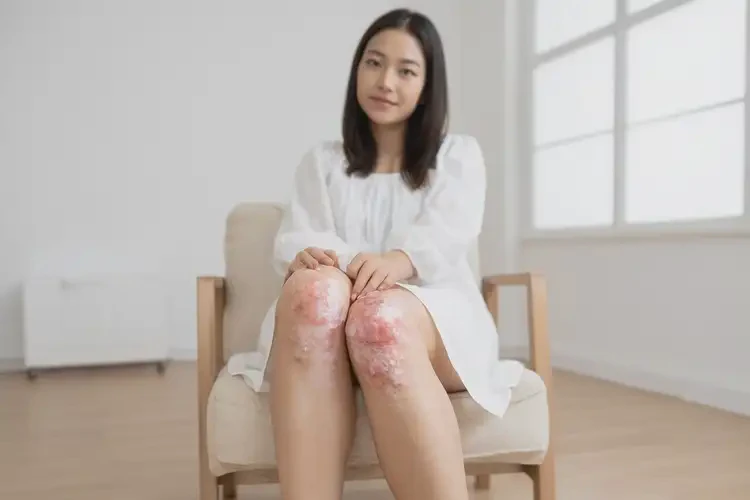 女性大腿上出濕疹不管它會自己好嗎(圖2)