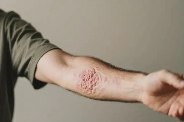 男人手臂上長(zhǎng)濕疹可以徹底自愈嗎(圖3)