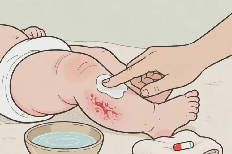 嬰幼兒大腿上偶爾起濕疹能夠徹底治愈嗎(圖2)