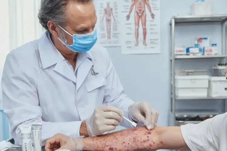 男生手臂容易起濕疹可以徹底自愈嗎(圖3)