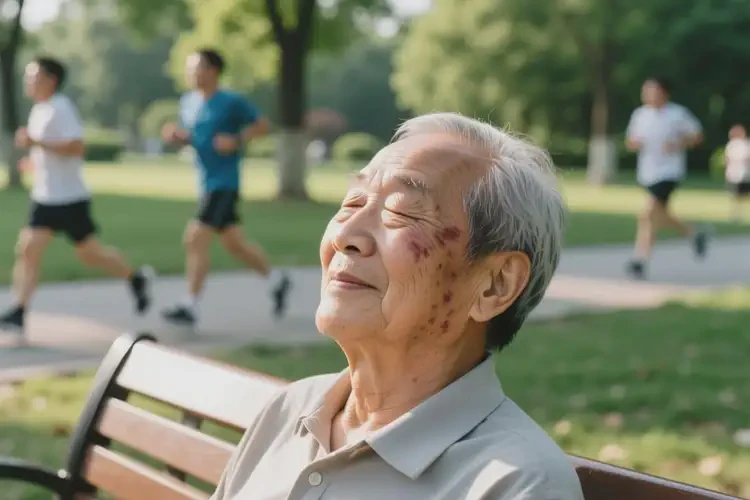 老年人面部出現(xiàn)濕疹可以徹底自愈嗎(圖1)