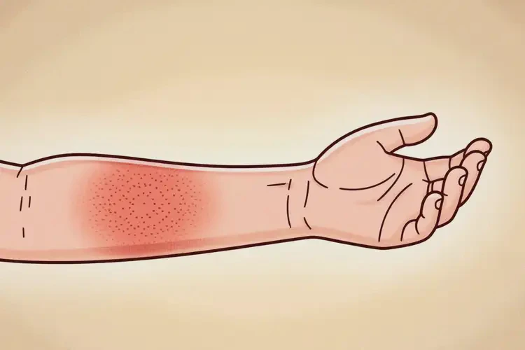 少兒手臂出濕疹可以徹底自愈嗎(圖4)