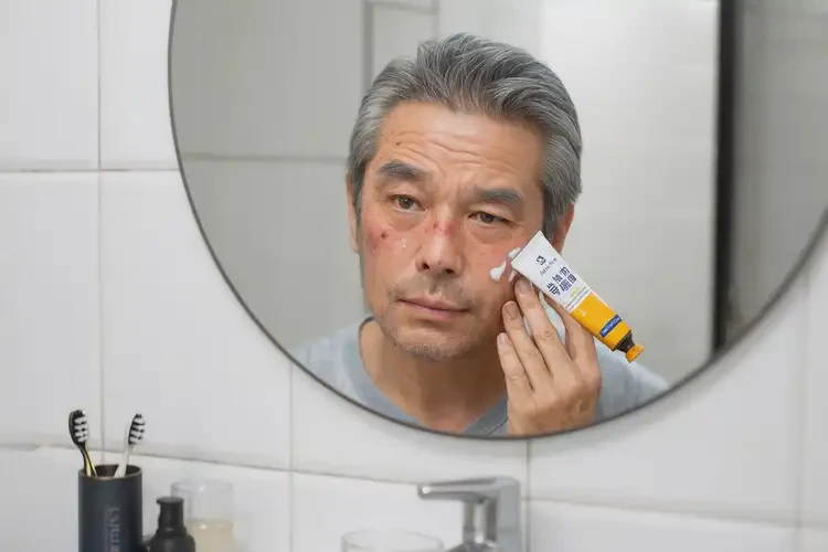 男人臉上長濕疹可以徹底自愈嗎(圖3)