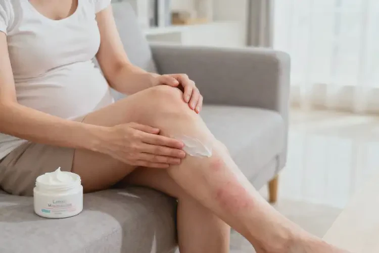 哺乳期媽媽小腿有濕疹能夠徹底治愈嗎(圖1)