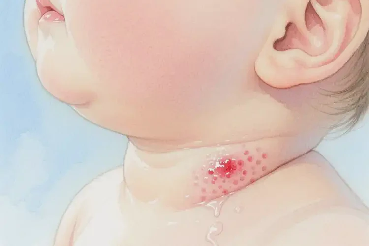 小兒脖子上容易起濕疹能徹底自愈嗎(圖2)