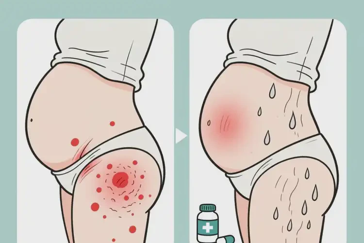 孕婦屁股長濕疹能徹底自愈嗎(圖2)