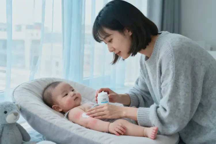 嬰幼兒手臂上出濕疹可以徹底自愈嗎(圖2)