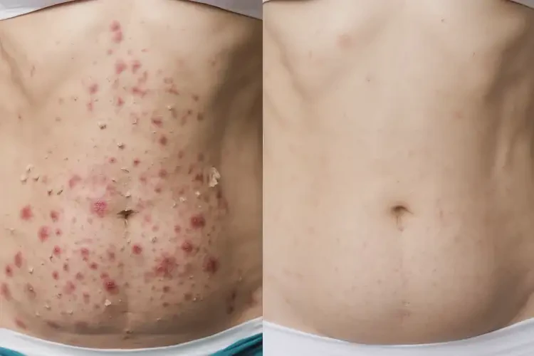 女人肚子出现湿疹可以彻底自愈吗(图1)