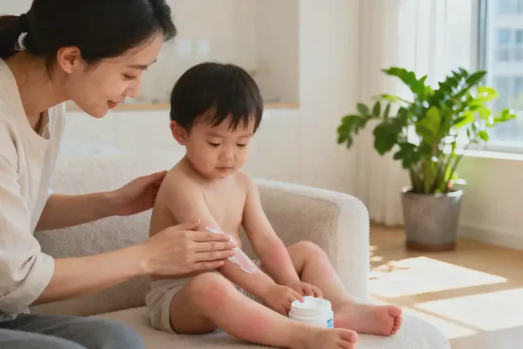 孩子四肢出現(xiàn)濕疹能靠自己自愈嗎(圖2)