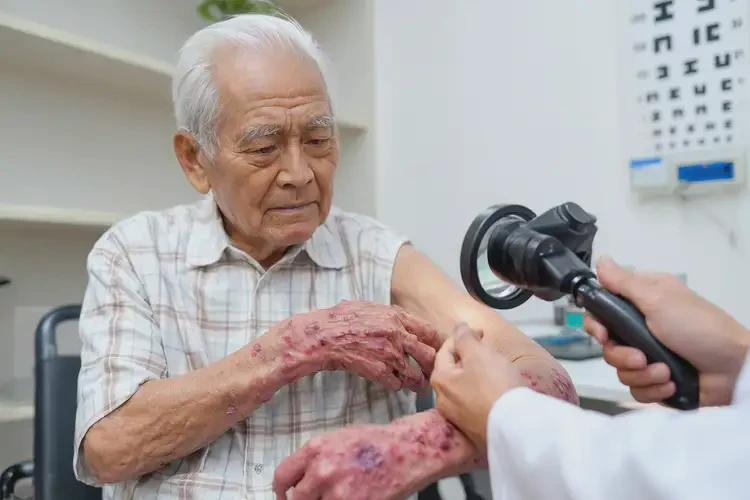 高齡老人手臂起濕疹不管它會自己好嗎(圖4)