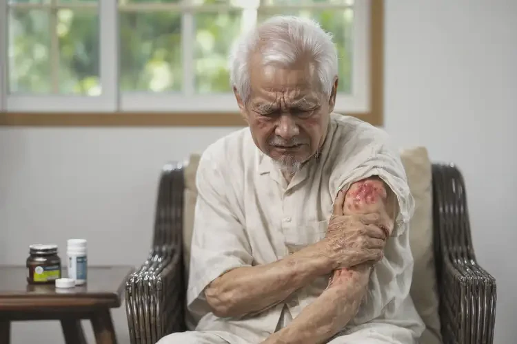 老年人屁股上出现湿疹不管它会自己自愈吗(图4)