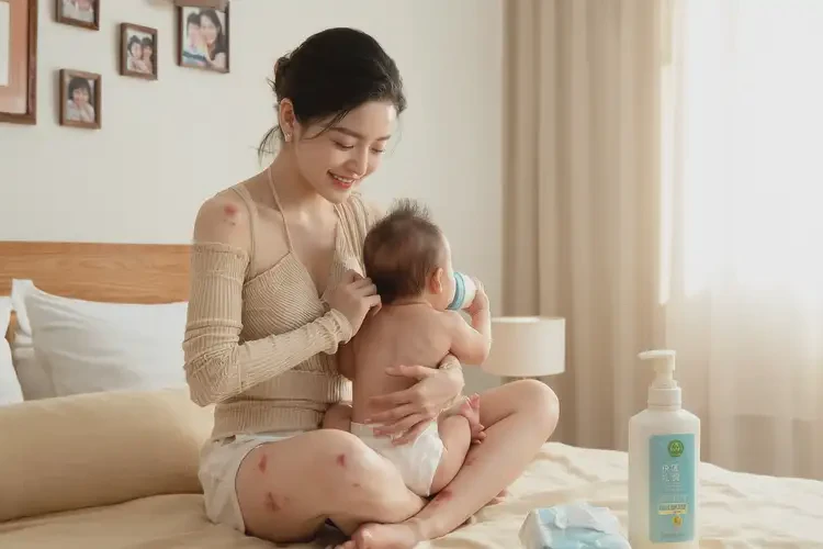 哺乳期媽媽四肢長濕疹不管它會(huì)自己自愈嗎(圖3)