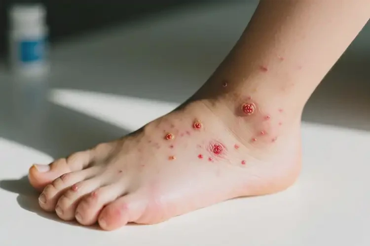 女生腳上有濕疹能徹底自愈嗎(圖3)