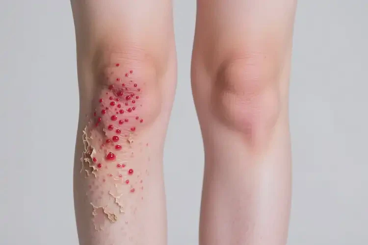 女人小腿長濕疹可以徹底自愈嗎(圖2)