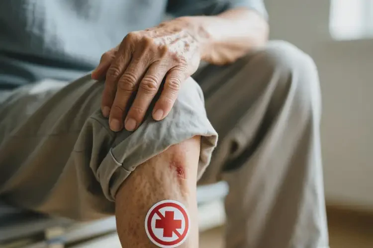 老年人小腿上經(jīng)常長(zhǎng)濕疹不管它會(huì)自己好嗎(圖1)