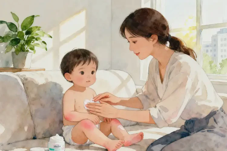孩子四肢出現(xiàn)濕疹能靠自己自愈嗎(圖1)