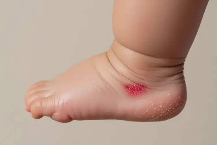 寶寶腳上出濕疹不管它會自己自愈嗎(圖3)