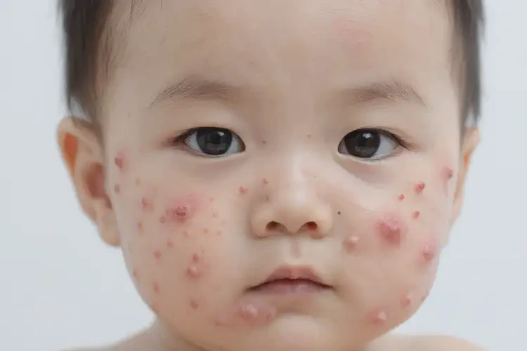 寶寶臉上偶爾長(zhǎng)濕疹不管它會(huì)自己好嗎(圖4)