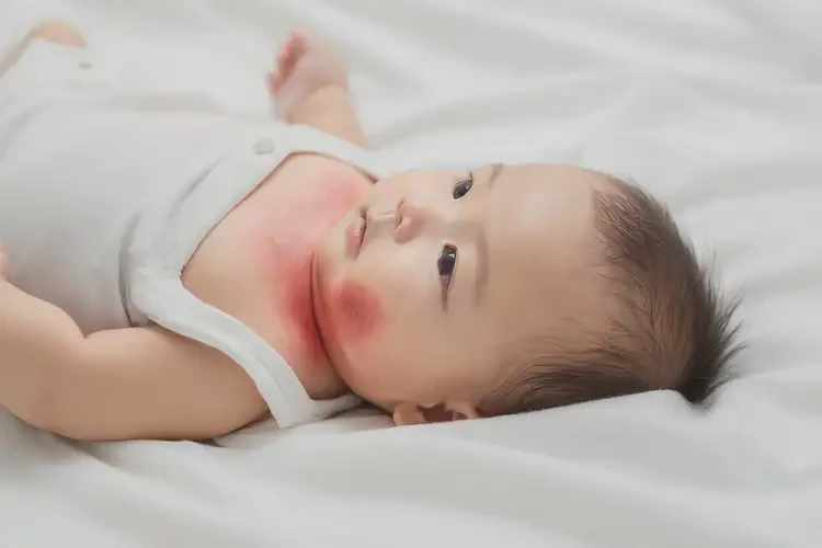 婴儿脖子上出湿疹不管它会自己痊愈吗(图3)