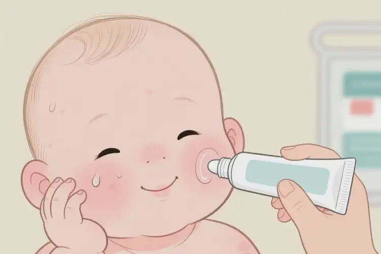 寶寶臉上容易起濕疹能夠徹底治愈嗎(圖4)