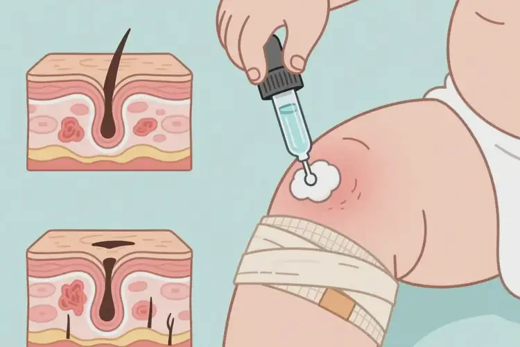 嬰幼兒大腿上偶爾起濕疹能夠徹底治愈嗎(圖3)