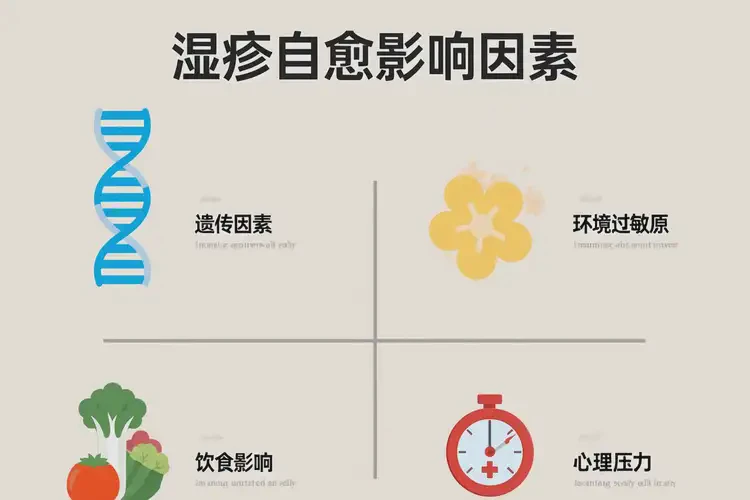 女人肚子上出湿疹不管它会自己好吗(图1)