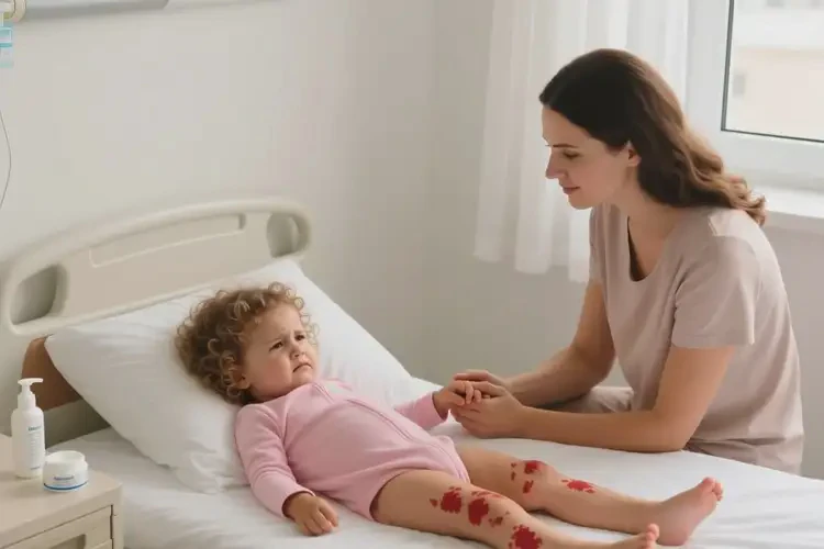 小兒四肢經(jīng)常長濕疹不管它會自己好嗎(圖3)