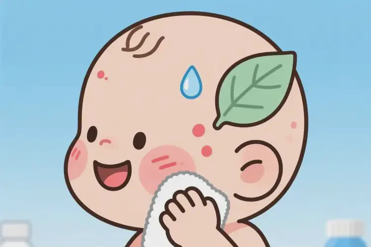 寶寶臉上容易起濕疹能夠徹底治愈嗎(圖3)