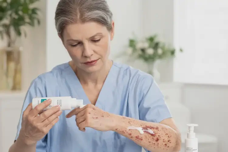 青年人身上起濕疹不管它會(huì)自己痊愈嗎(圖2)