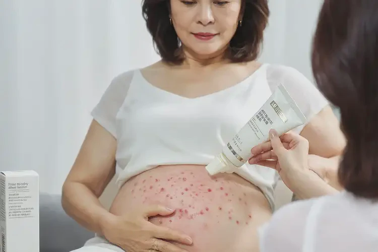 女人肚子上有濕疹能徹底自愈嗎(圖3)