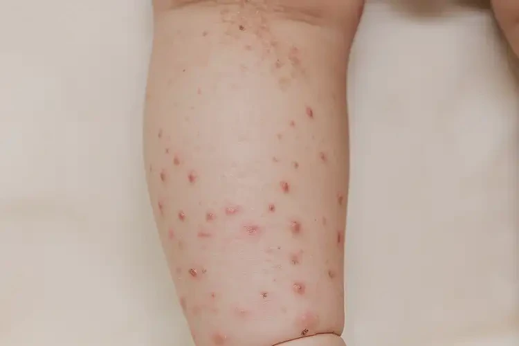 孩子小腿容易長濕疹可以徹底自愈嗎(圖3)