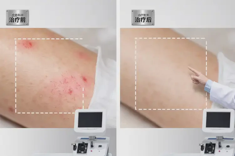 女人小腿偶爾起濕疹能夠徹底治愈嗎(圖1)